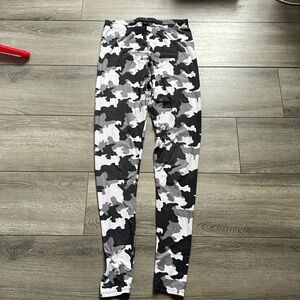 Streetwear Society Grey Camo Leggings Full Length LL27